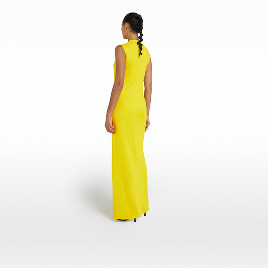 Iris Canary Long Dress