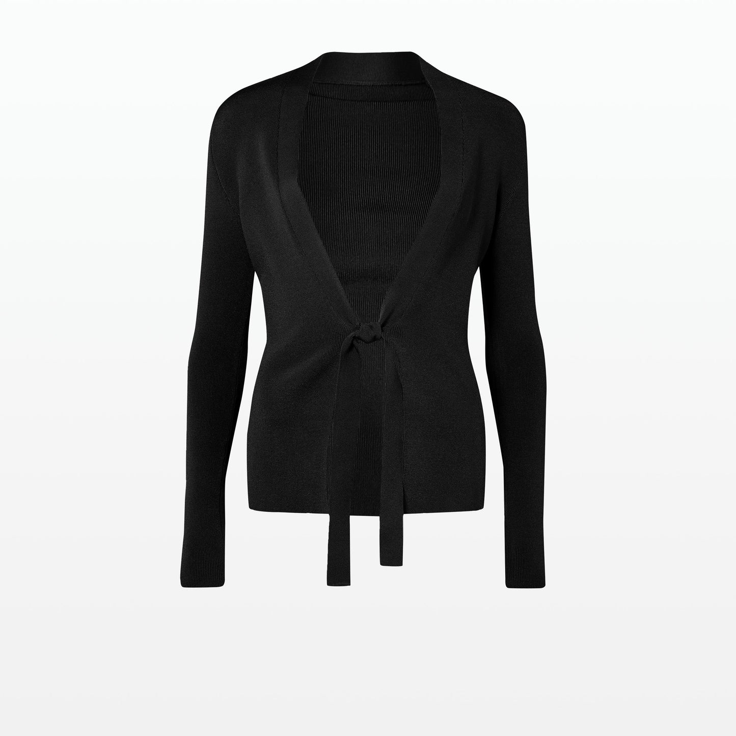 Mani Black Knit Cardigan