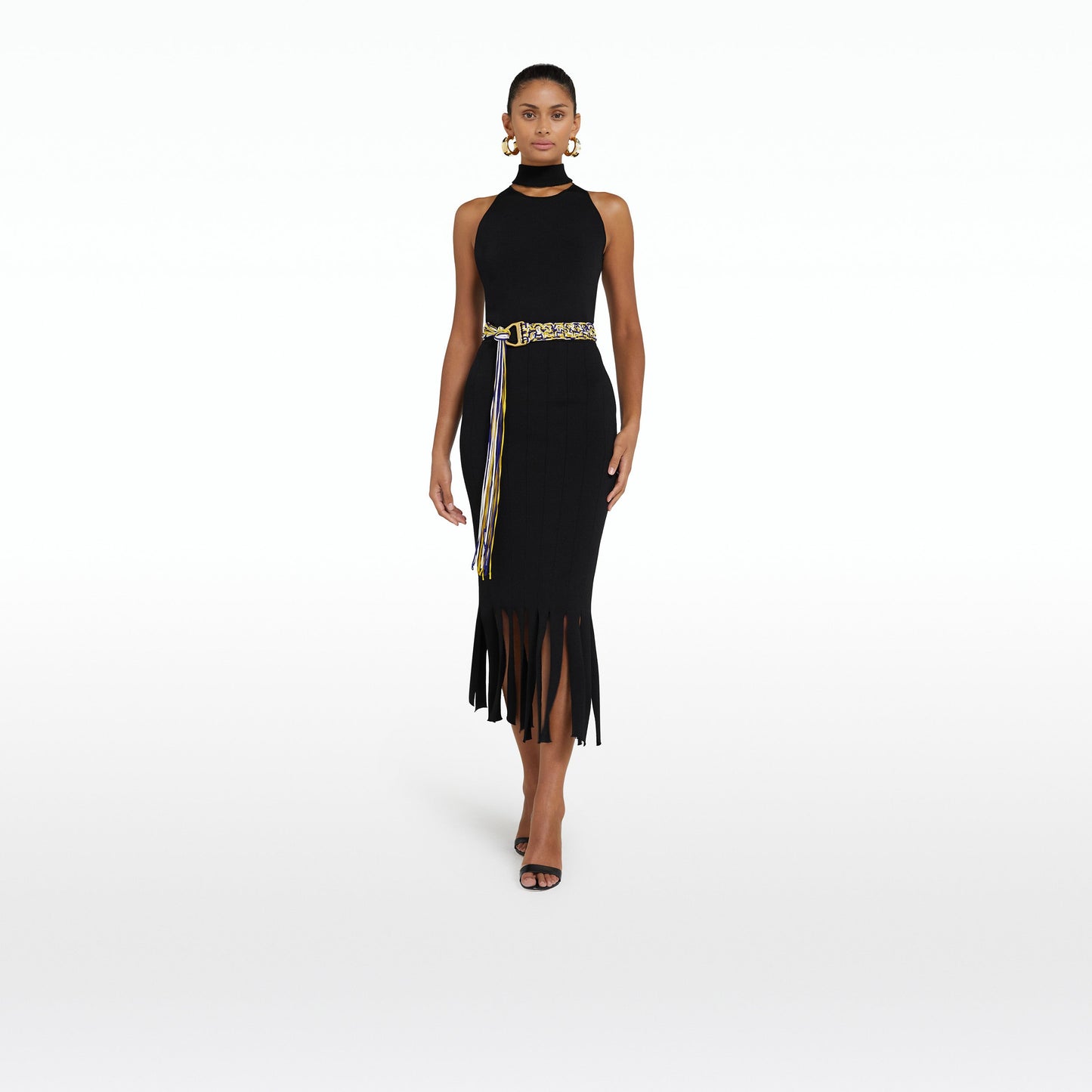 Khuno Black Knit Skirt