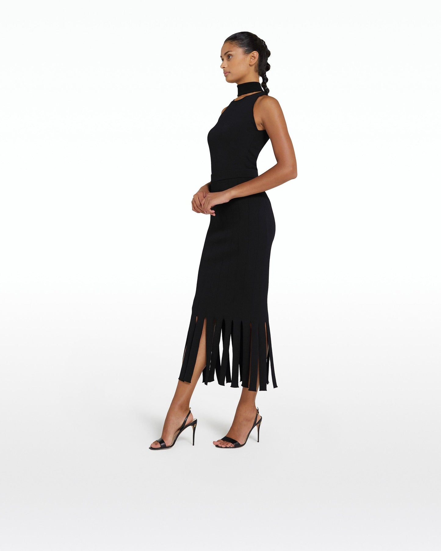 Khuno Black Knit Skirt