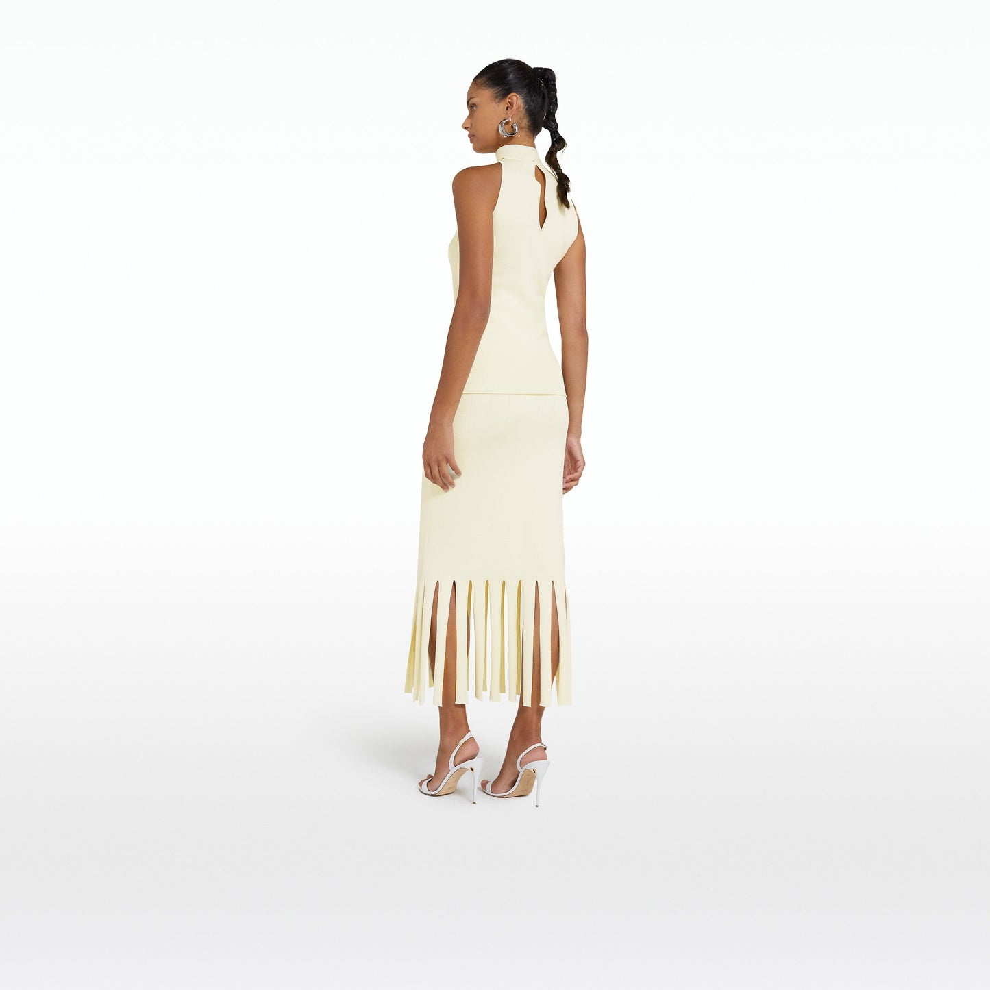 Khuno Buttermilk Knit Skirt