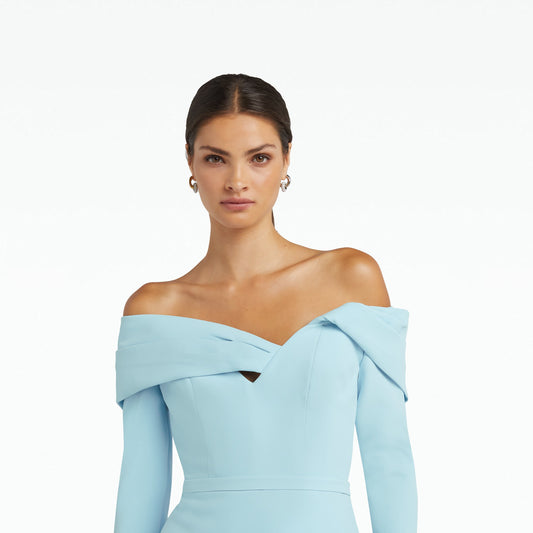 Tinsley Baby Blue Midi Dress