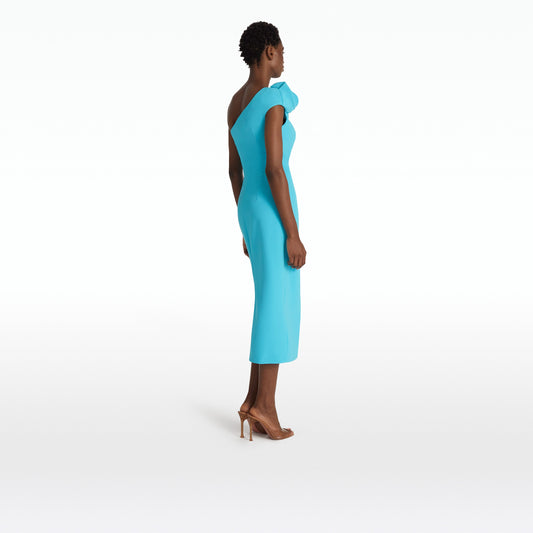 Granalle Aquamarine Midi Dress