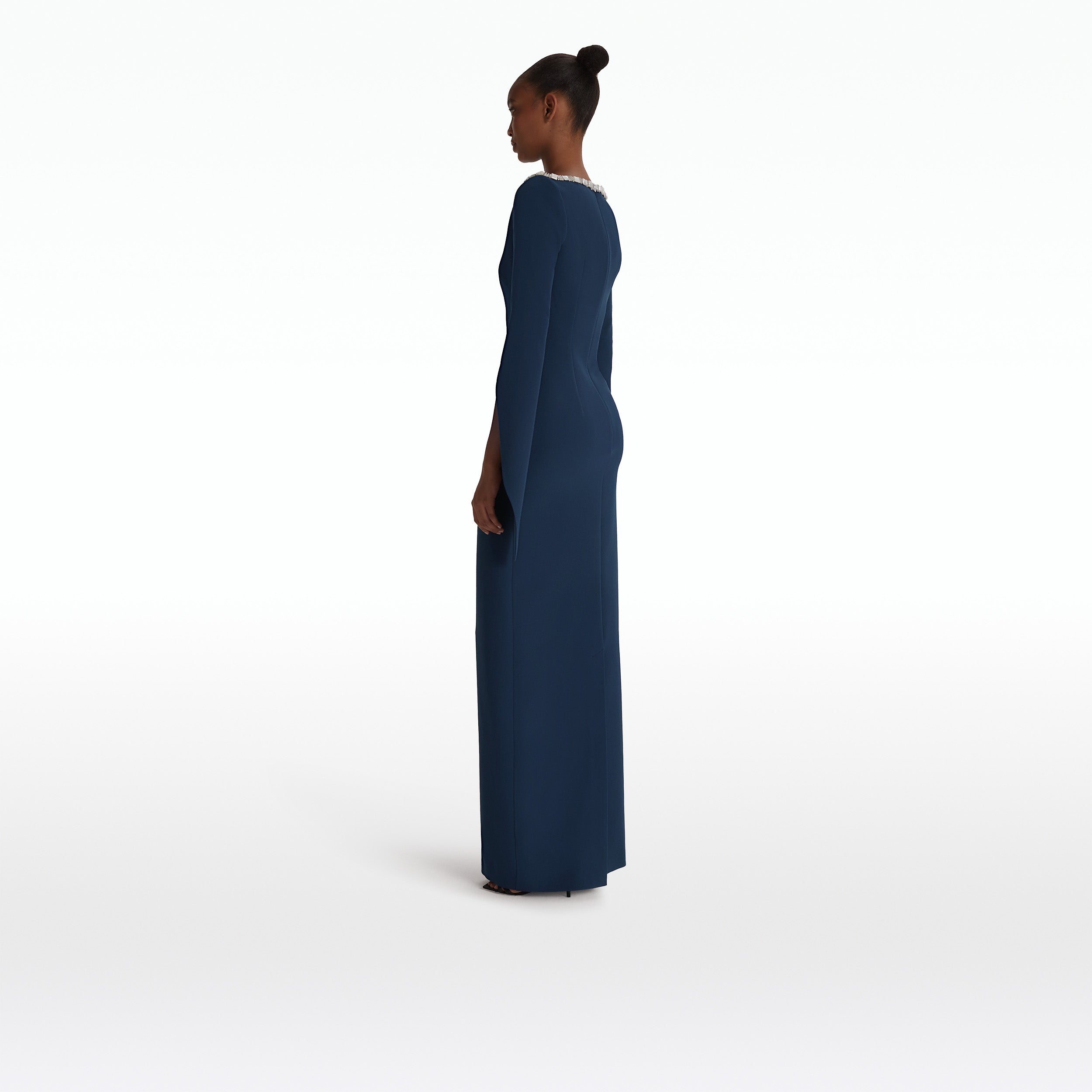 Rede Darkest Spruce Midi Dress – Maison Safiyaa USA