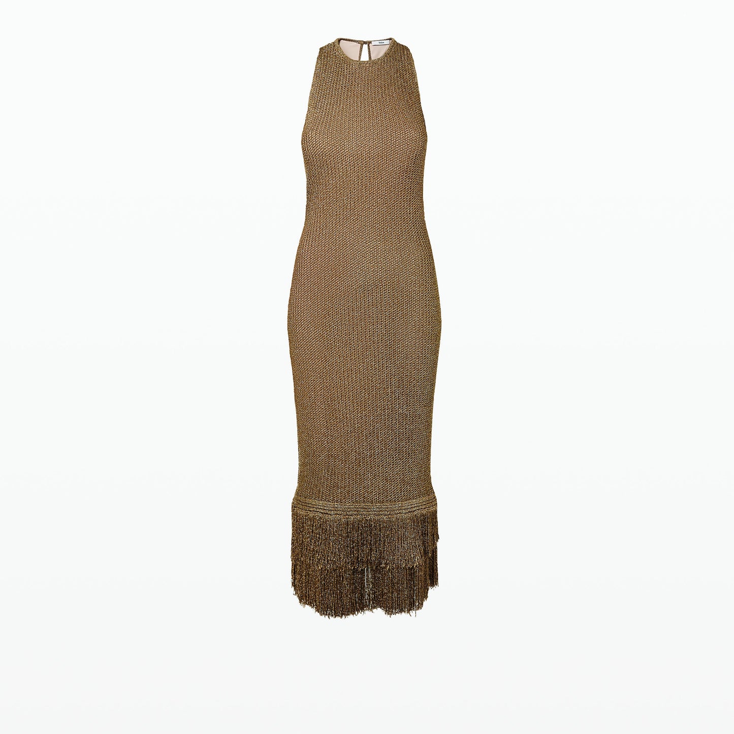 Deidre Gold Knit Dress