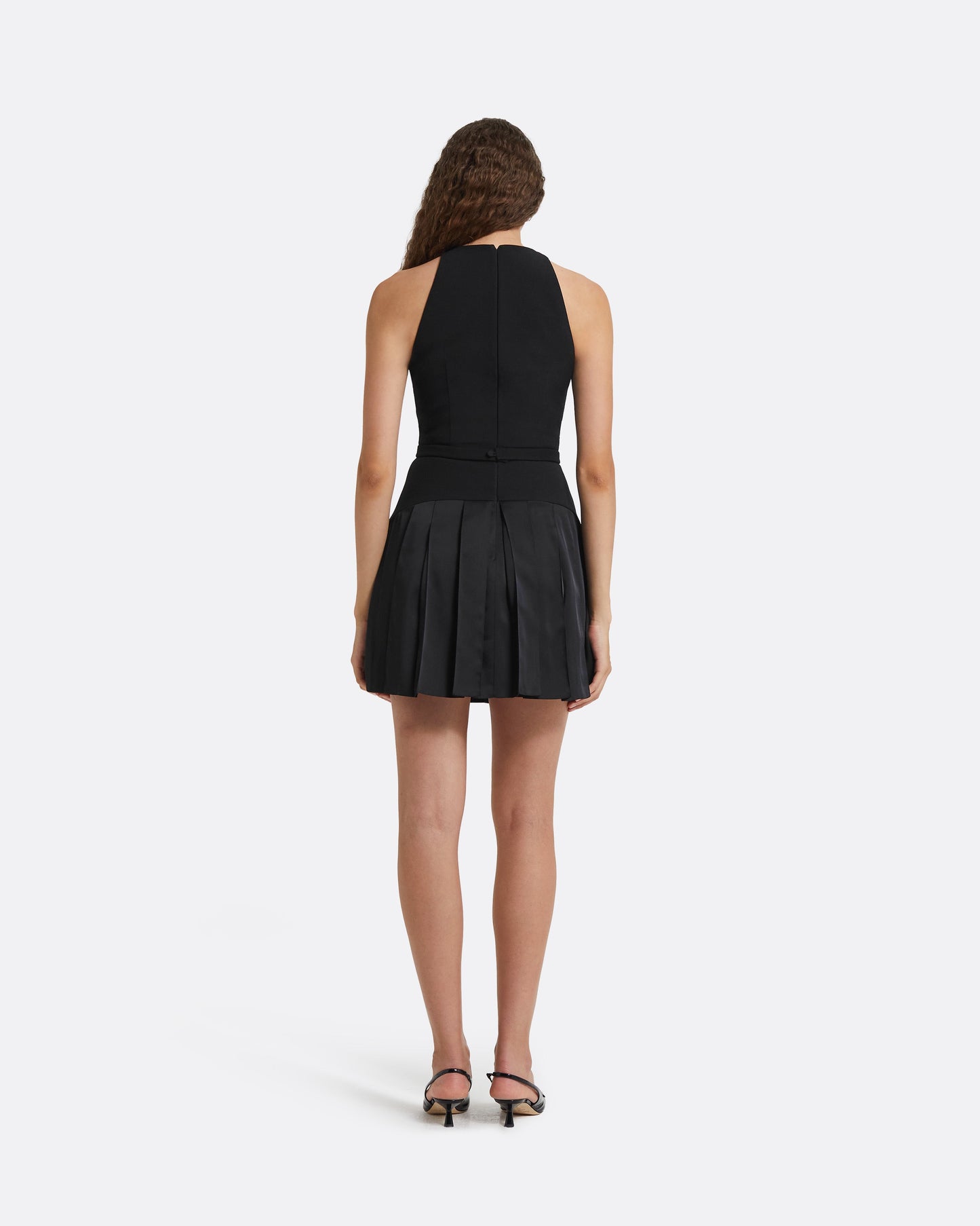 Tonina Black Short Dress