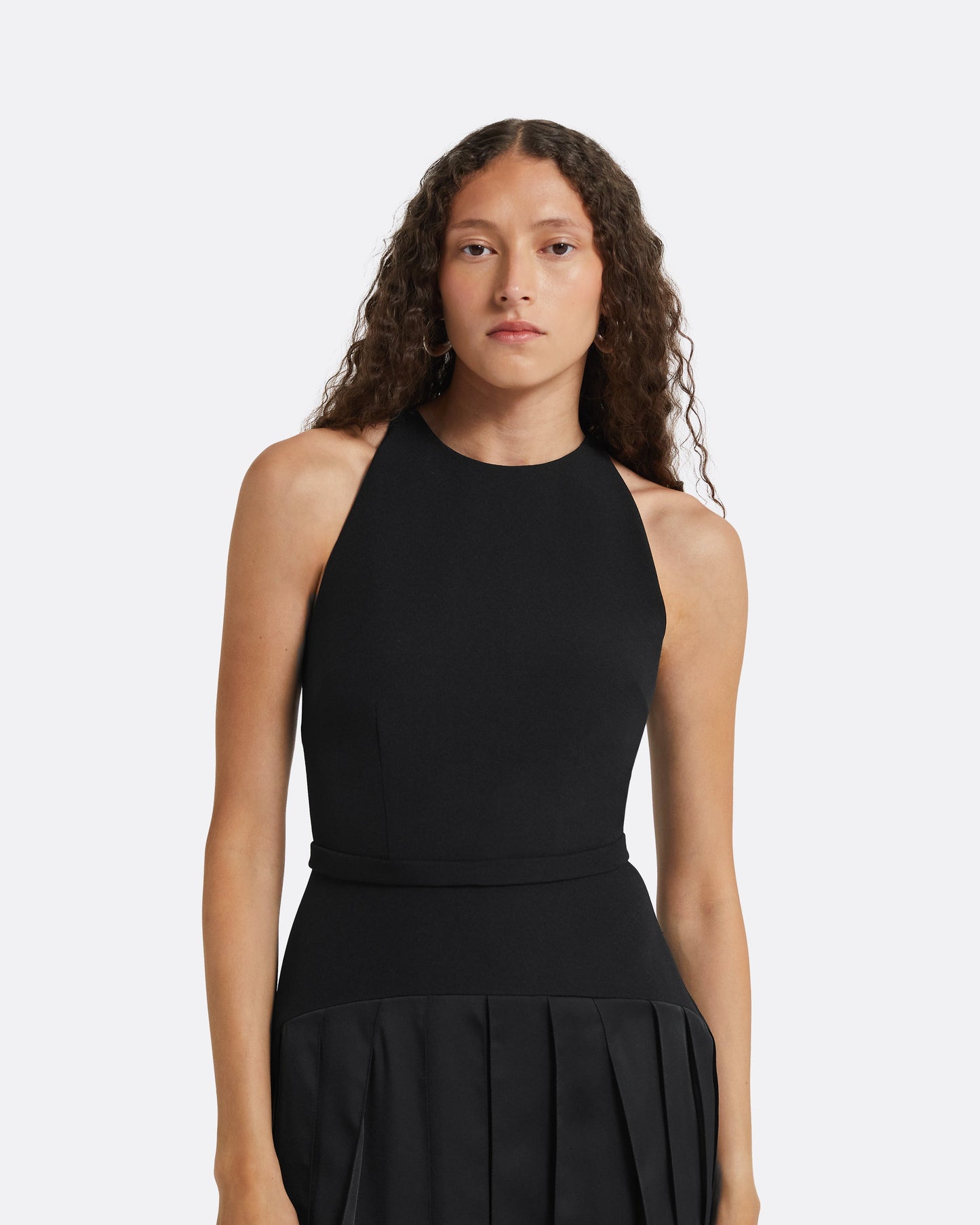 Tonina Black Short Dress
