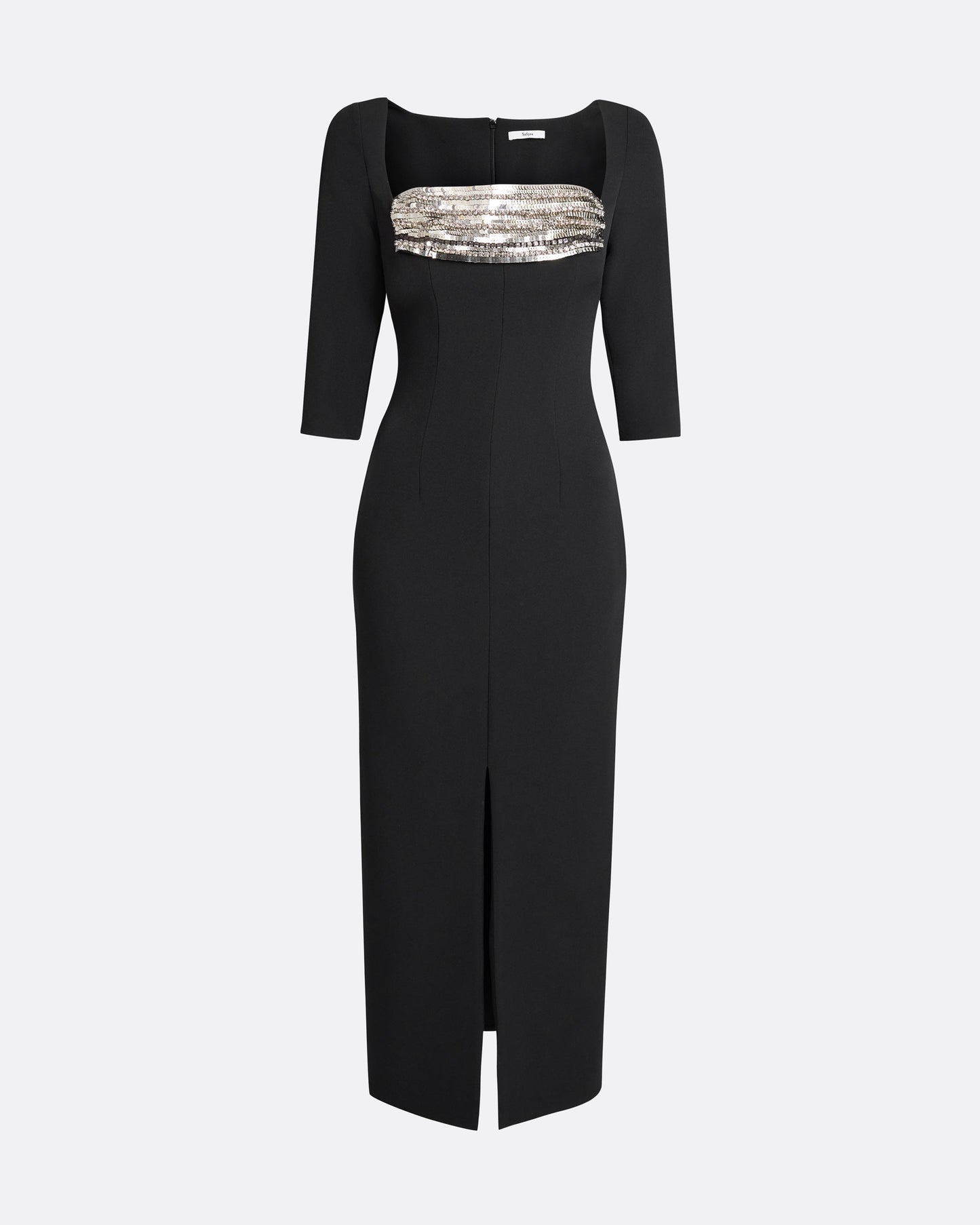 Derya Black Midi Dress