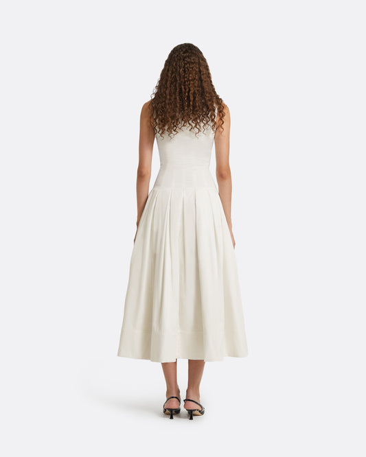 Marilyn Ivory Midi Dress