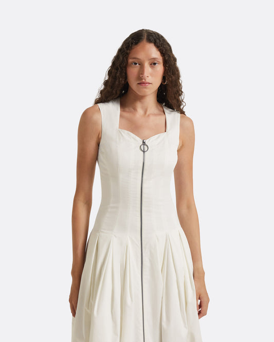 Marilyn Ivory Midi Dress