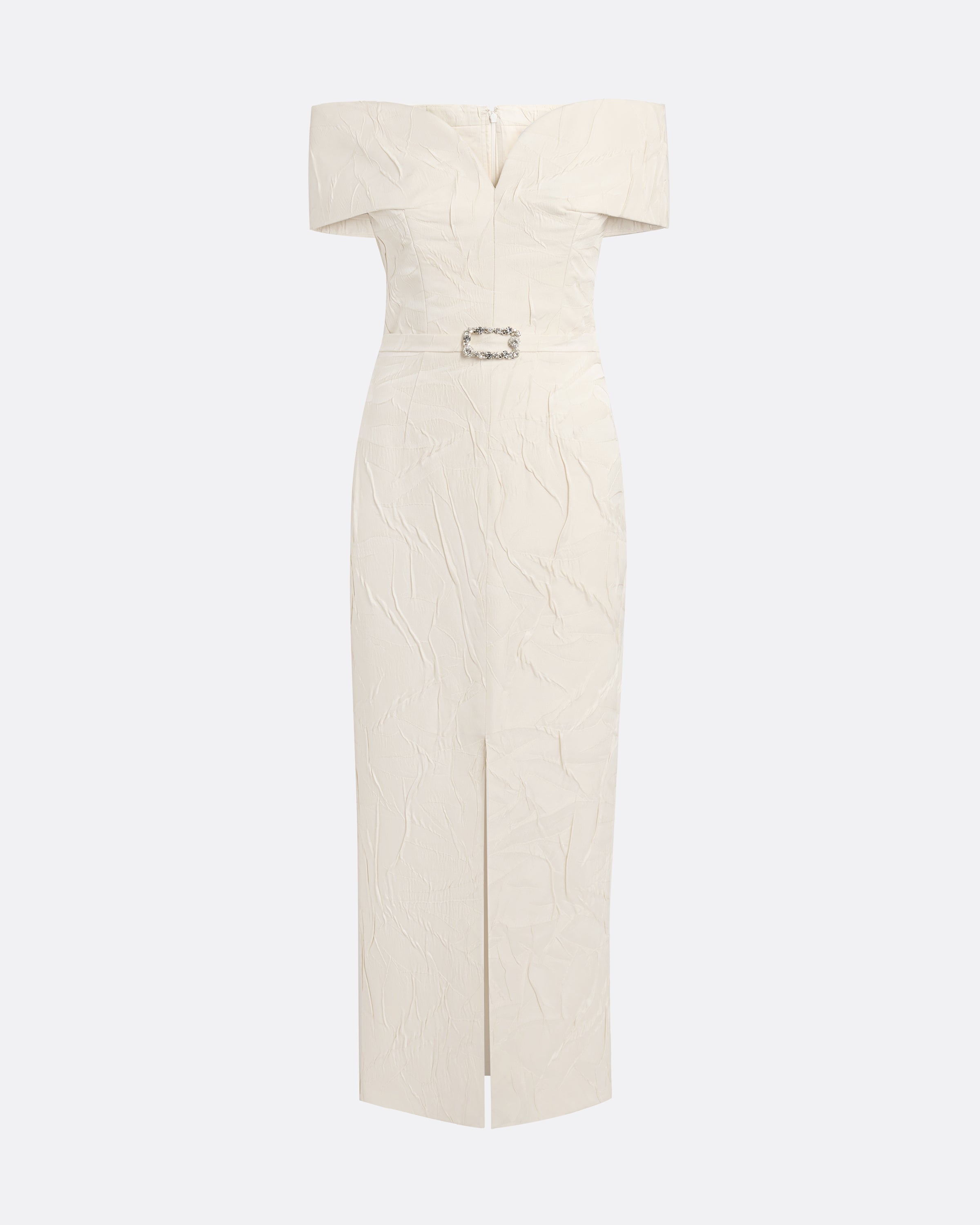 【Safiyaa】トニー刺繍ミディドレス Tonyi Embroidered Midi Dress – Maison Safiyaa USA