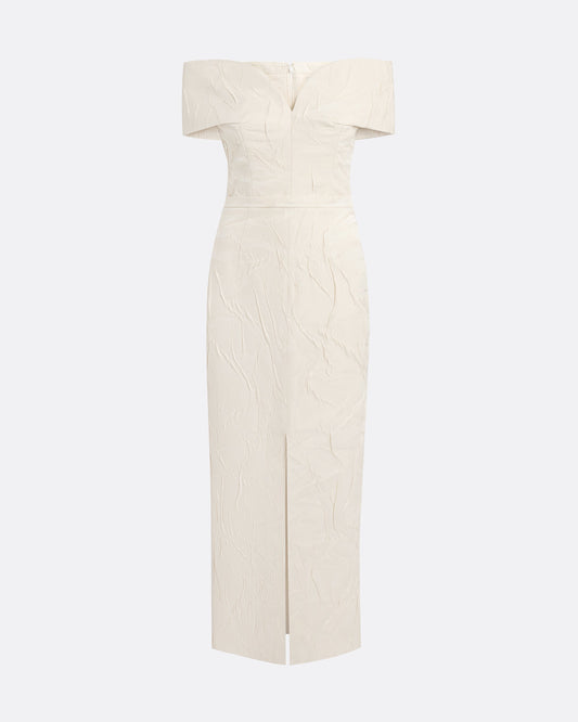 Tonyi Ivory Midi Dress