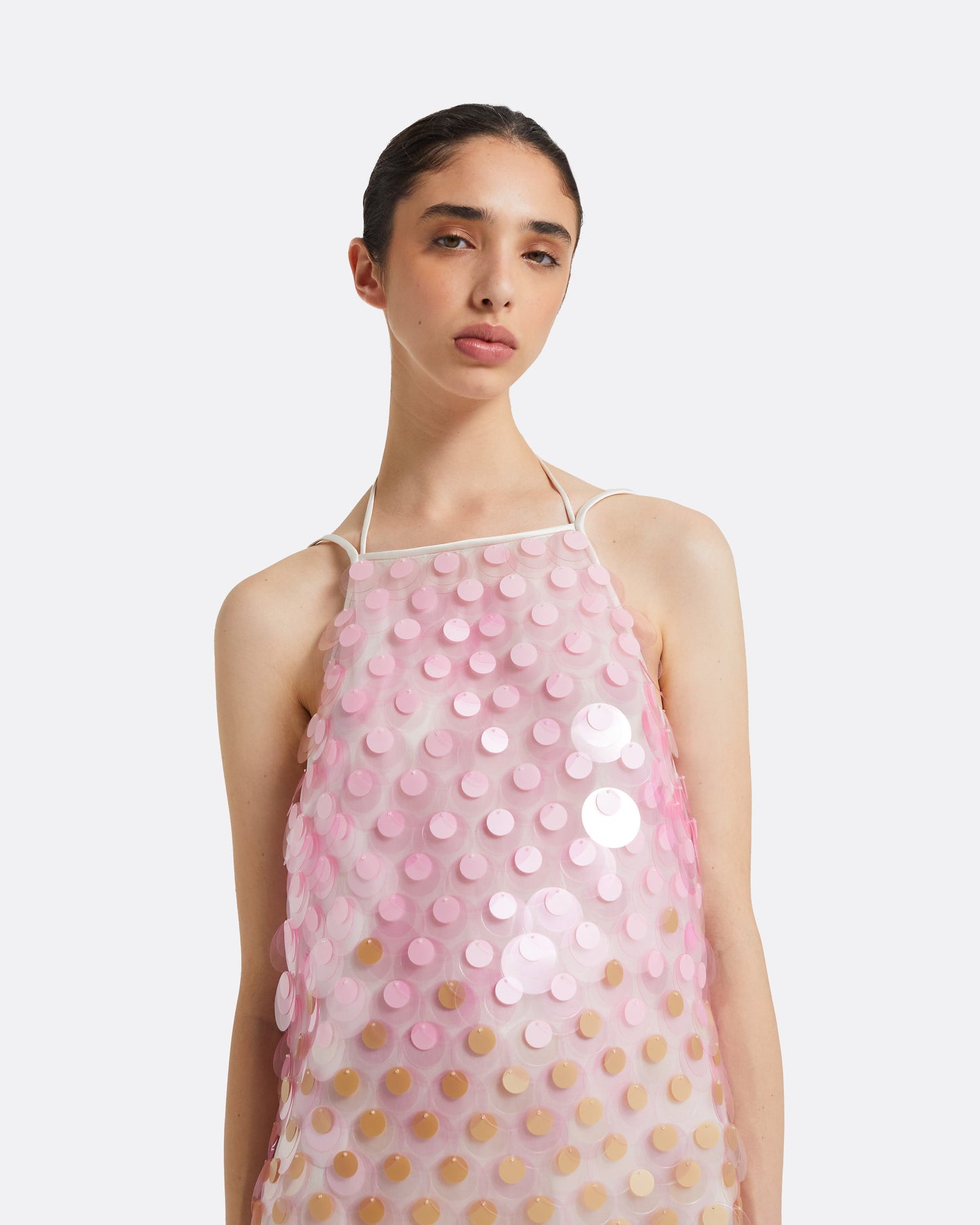 Chloe Multi-Pastels Midi Dress