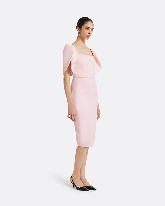 Joan Barely Pink Midi Dress