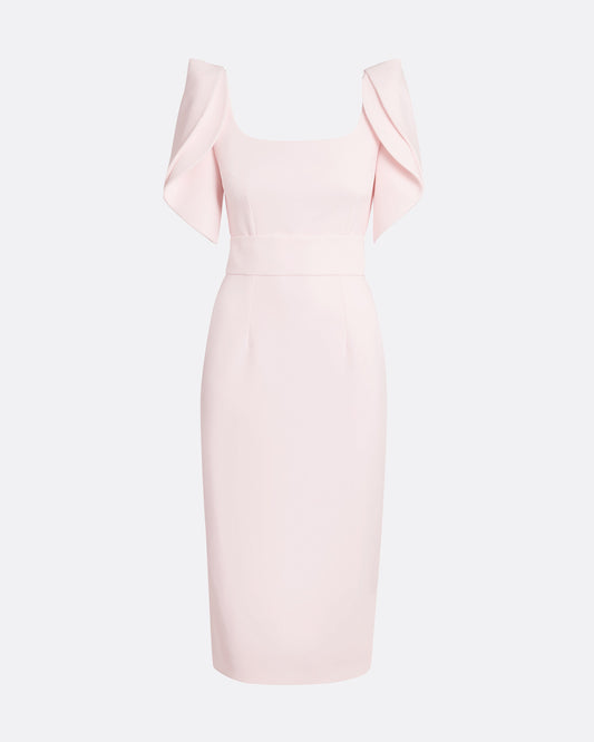 Joan Barely Pink Midi Dress