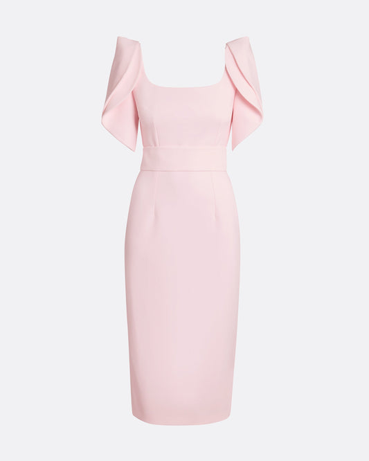 Joan Barely Pink Midi Dress