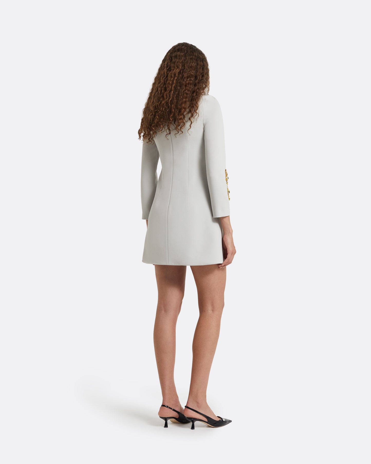 Reffie Stone Grey Short Dress