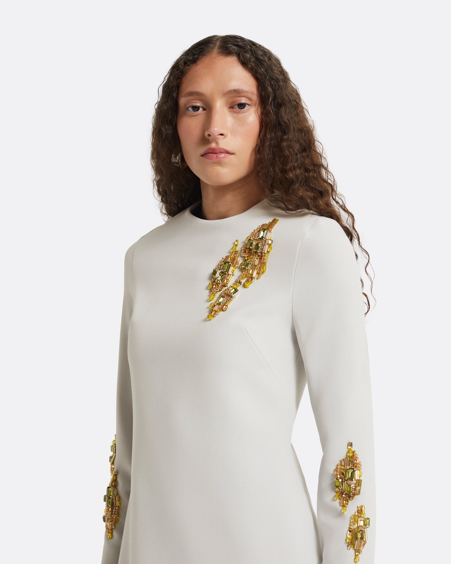 Reffie Stone Grey Short Dress