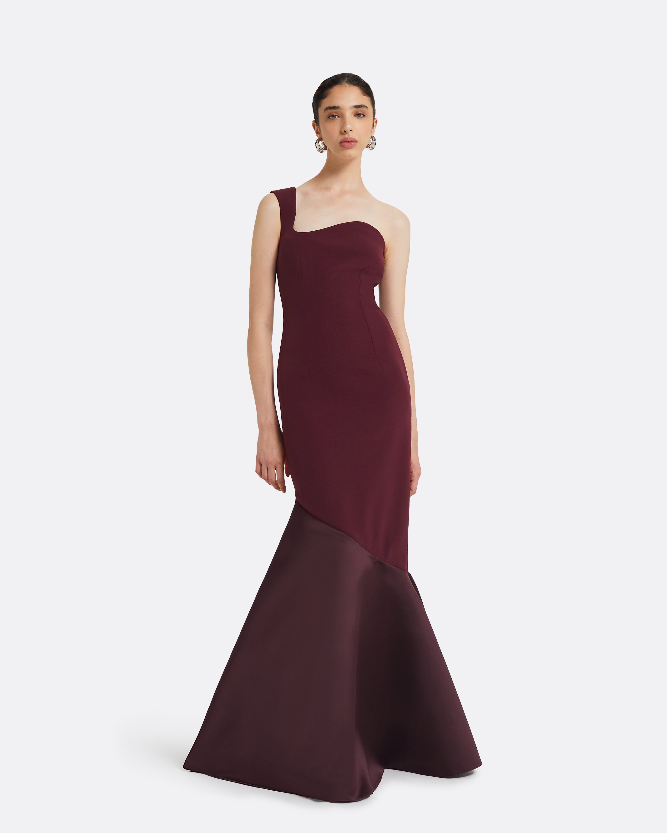 Banu Wine Long Dress