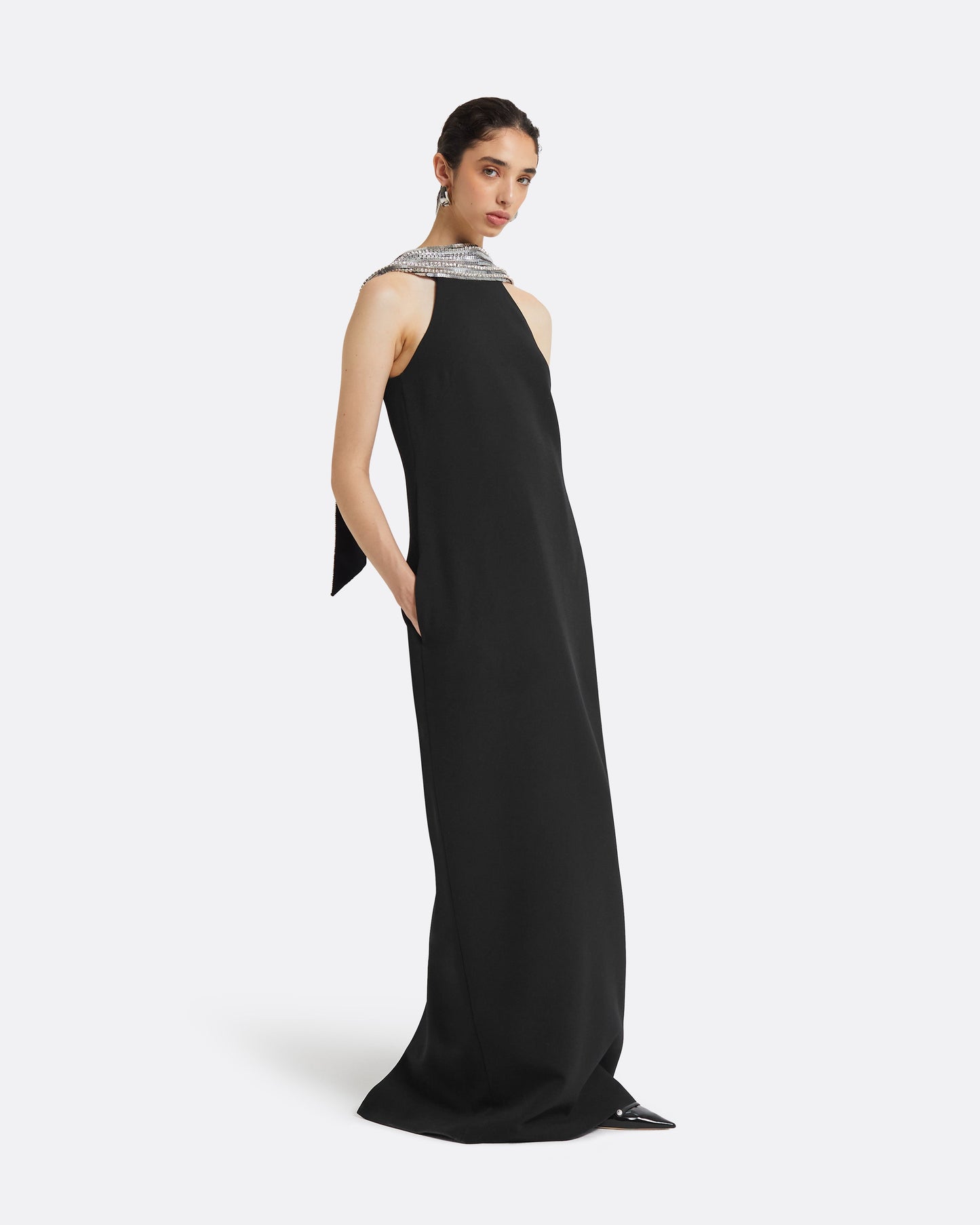 Gocek Black Long Dress