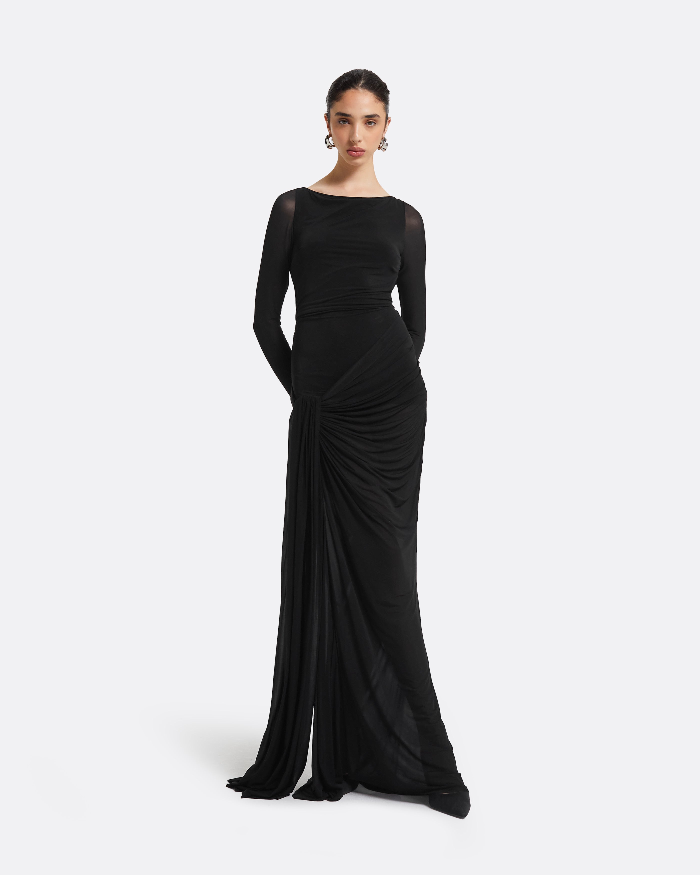 Tanla Black Long Dress