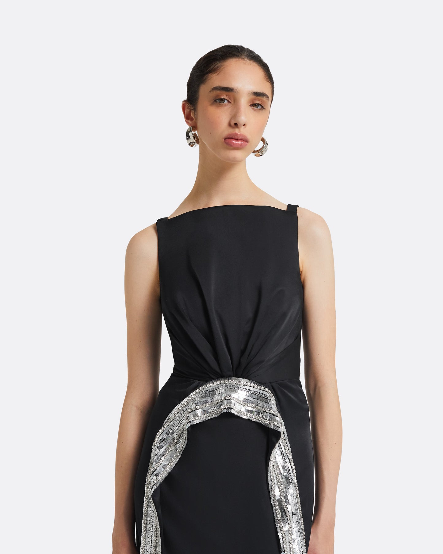 Bodrum Black Long Dress