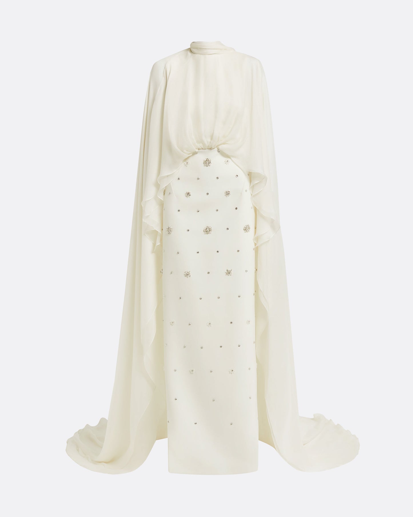 Yulena Ivory Long Dress