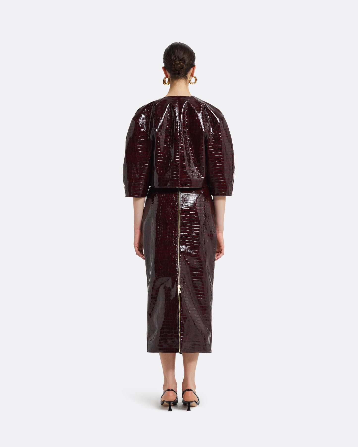 Aykin Burgundy Skirt