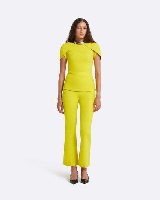 Amelie Chartreuse Top