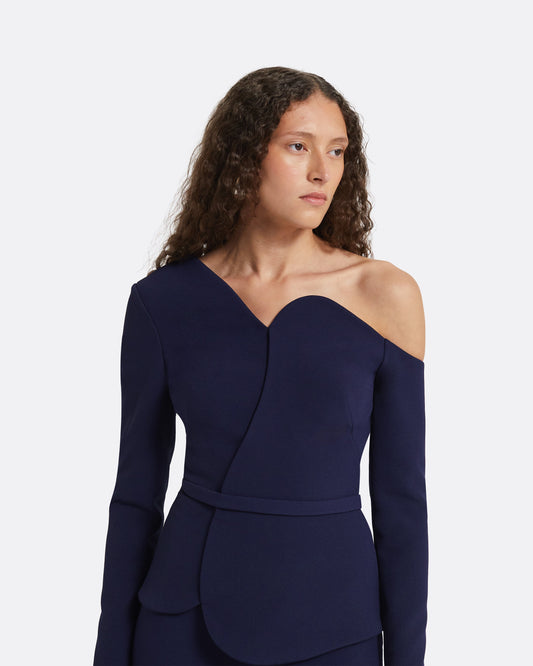 Adil Azurite Blue Top