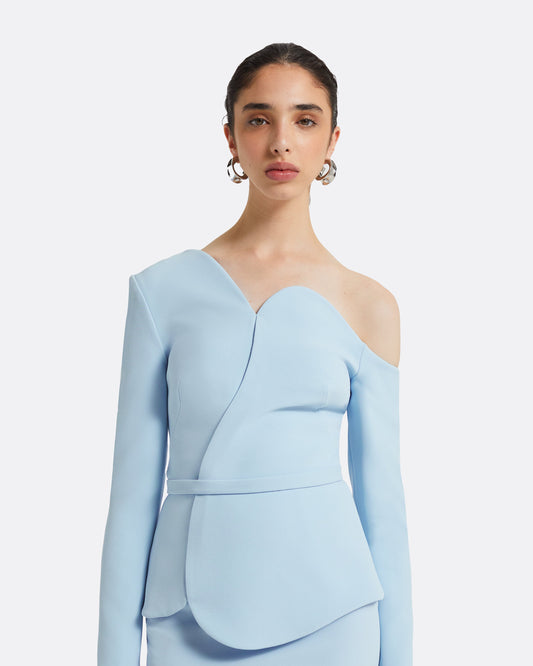 Adil Pale Blue Top