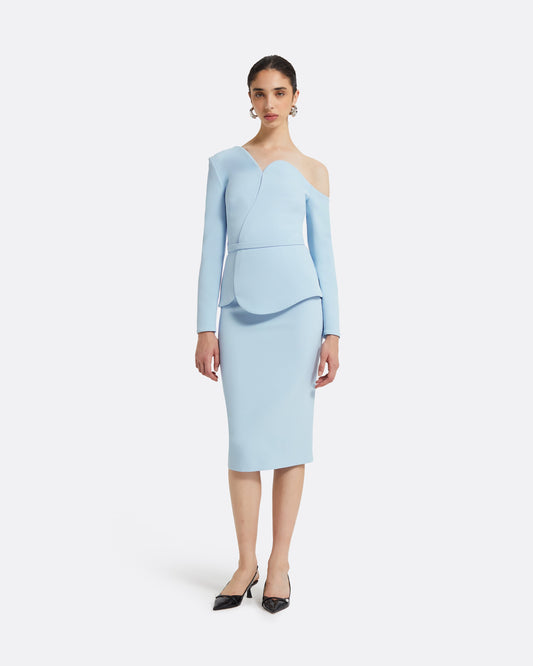 Adil Pale Blue Top
