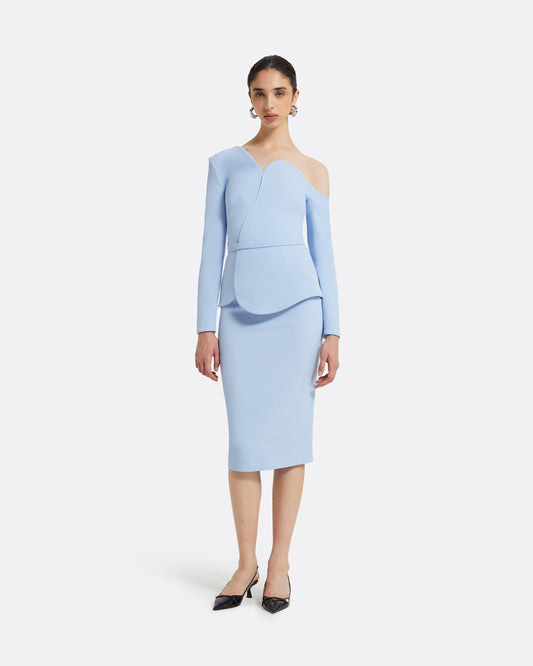 Adil Pale Blue Top