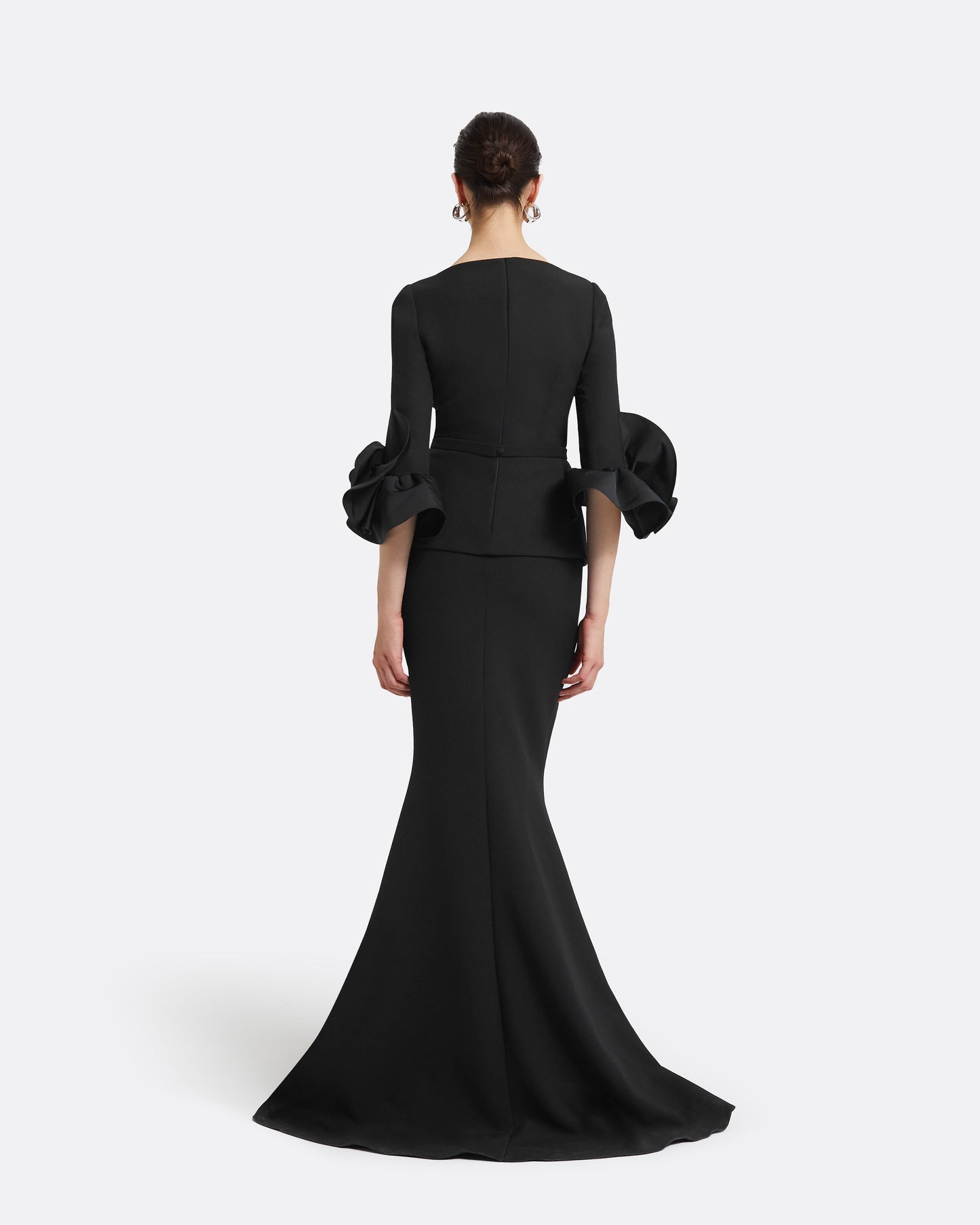 Clemence Black Long Dress