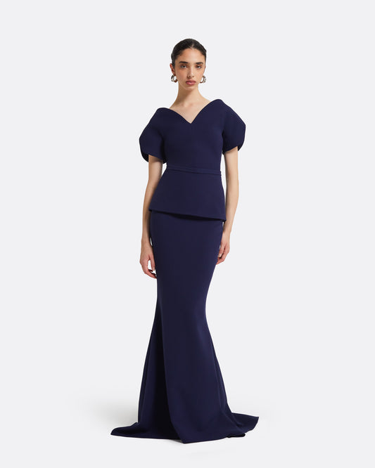 Gayeta Azurite Blue Skirt