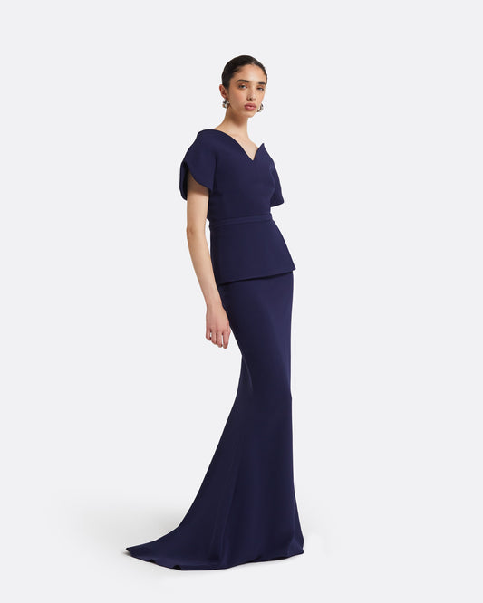 Gayeta Azurite Blue Skirt