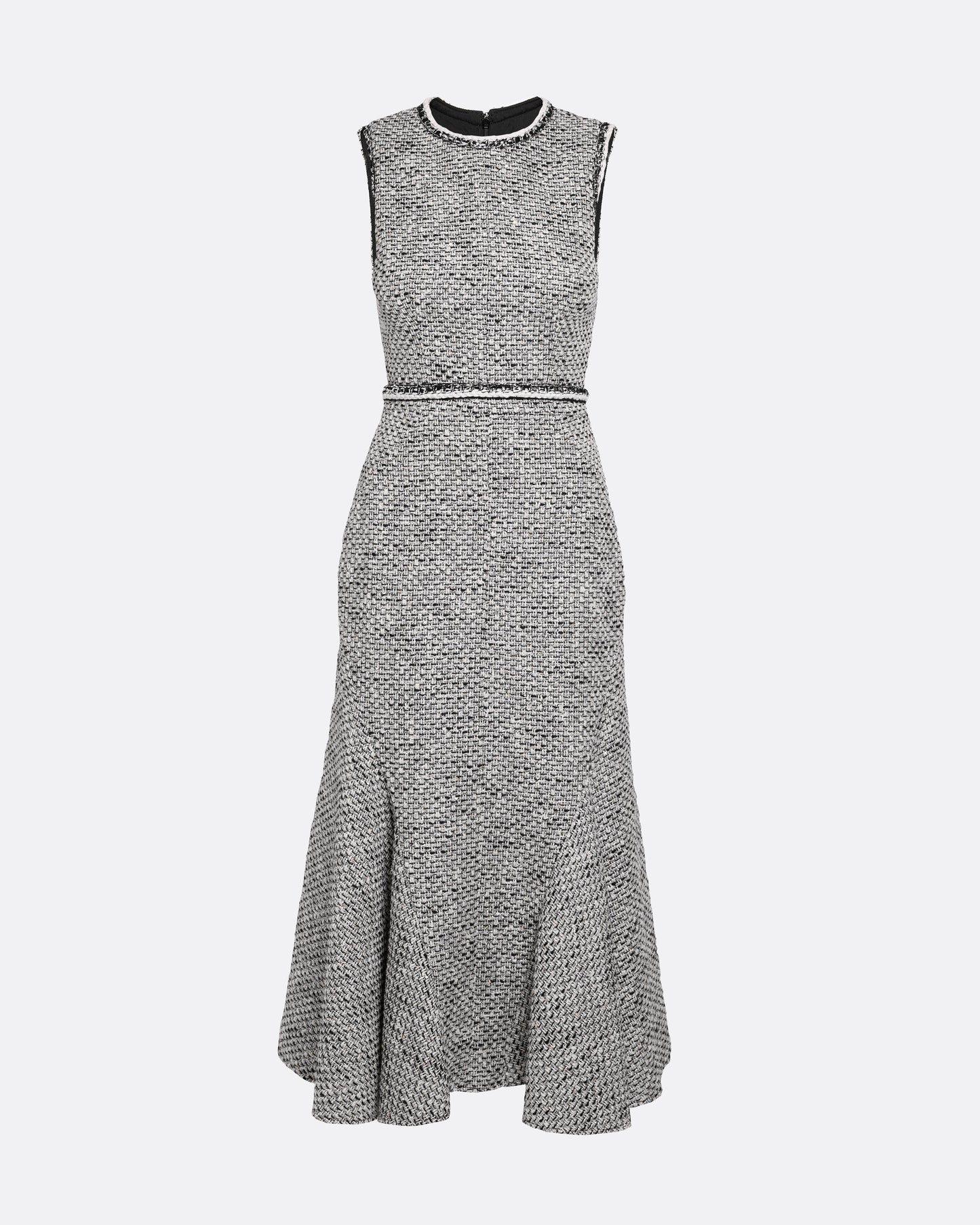 Andrea Midi Dress in Greyscale