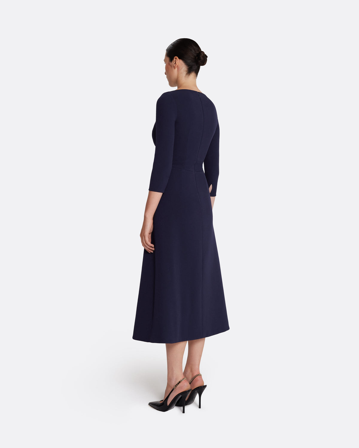 Luciana Midi Dress in Azurite