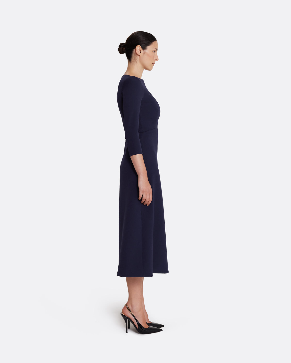 Luciana Midi Dress in Azurite