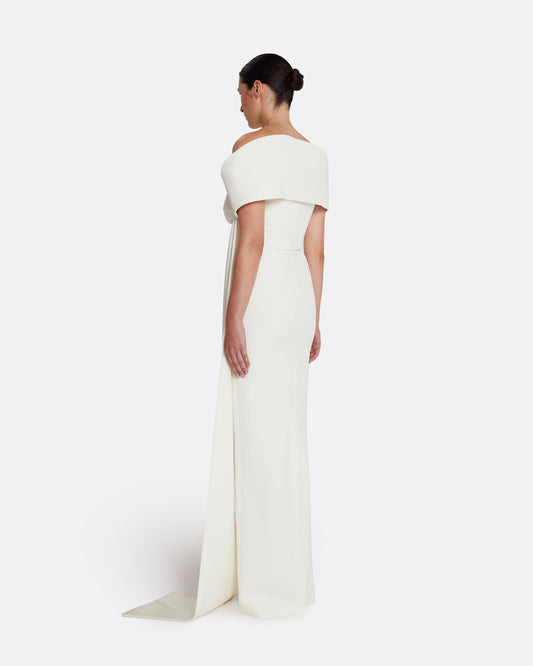 Giorgia Long Dress in Ivory