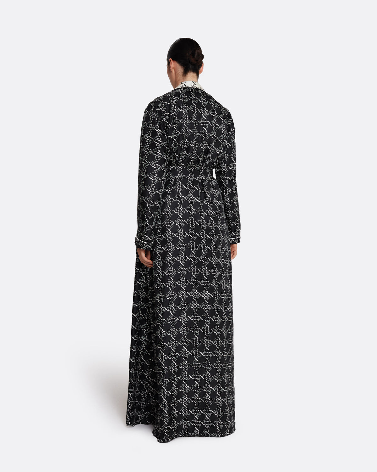Fiorella Jacket in Ecru on Black