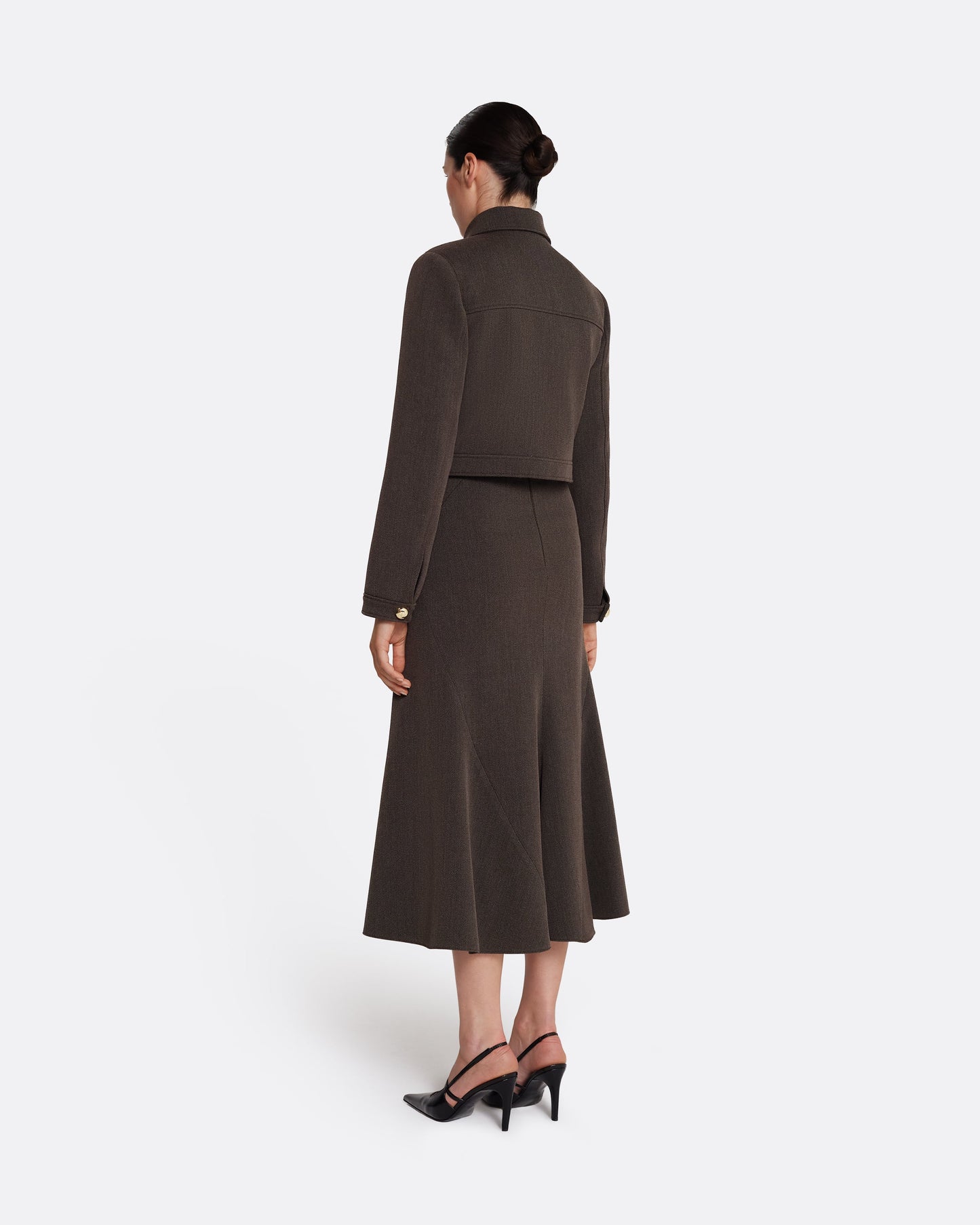 Marialuisa Skirt in Soft Brown