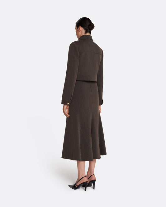 Darby Jacket in Soft Brown