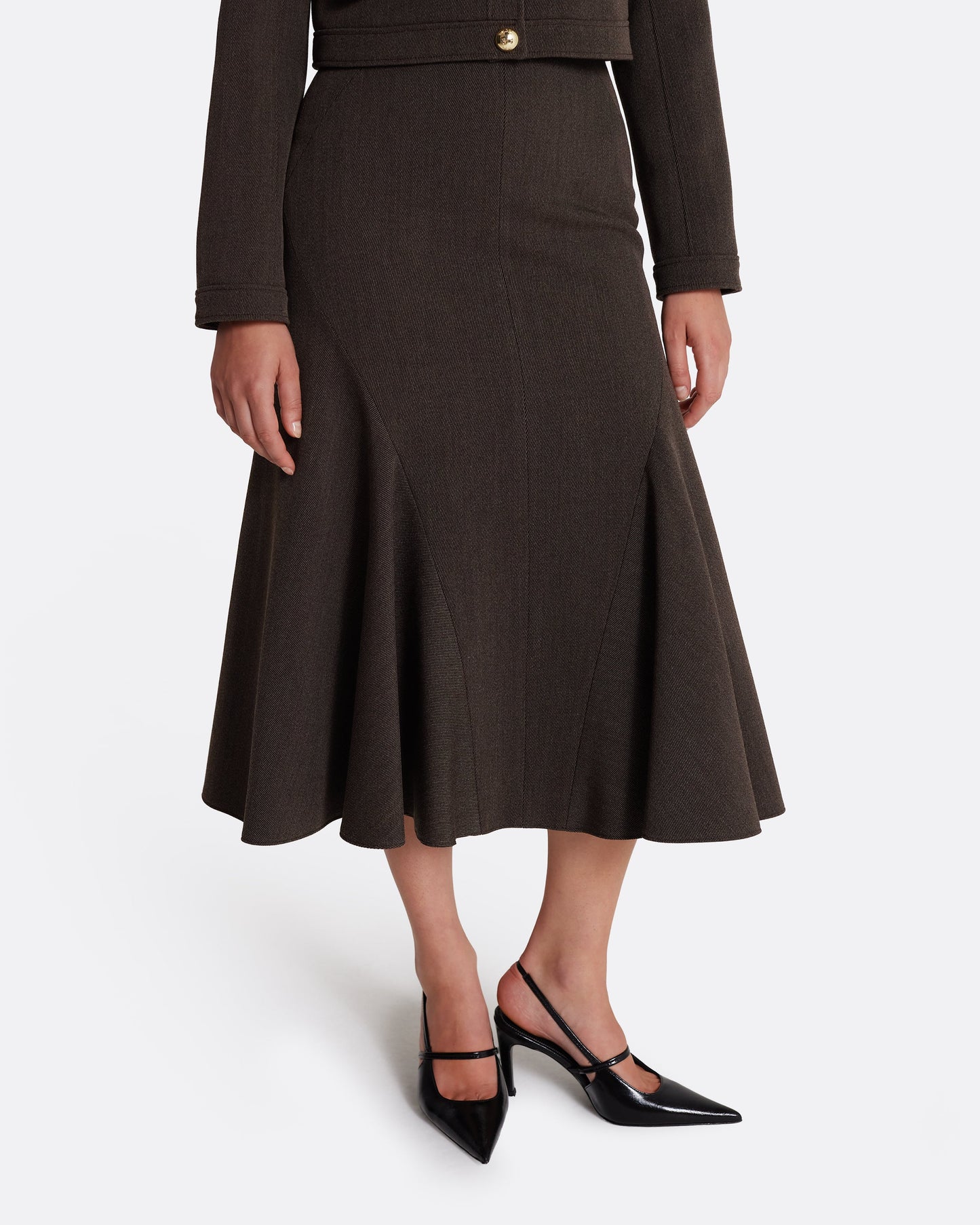 Marialuisa Skirt in Soft Brown