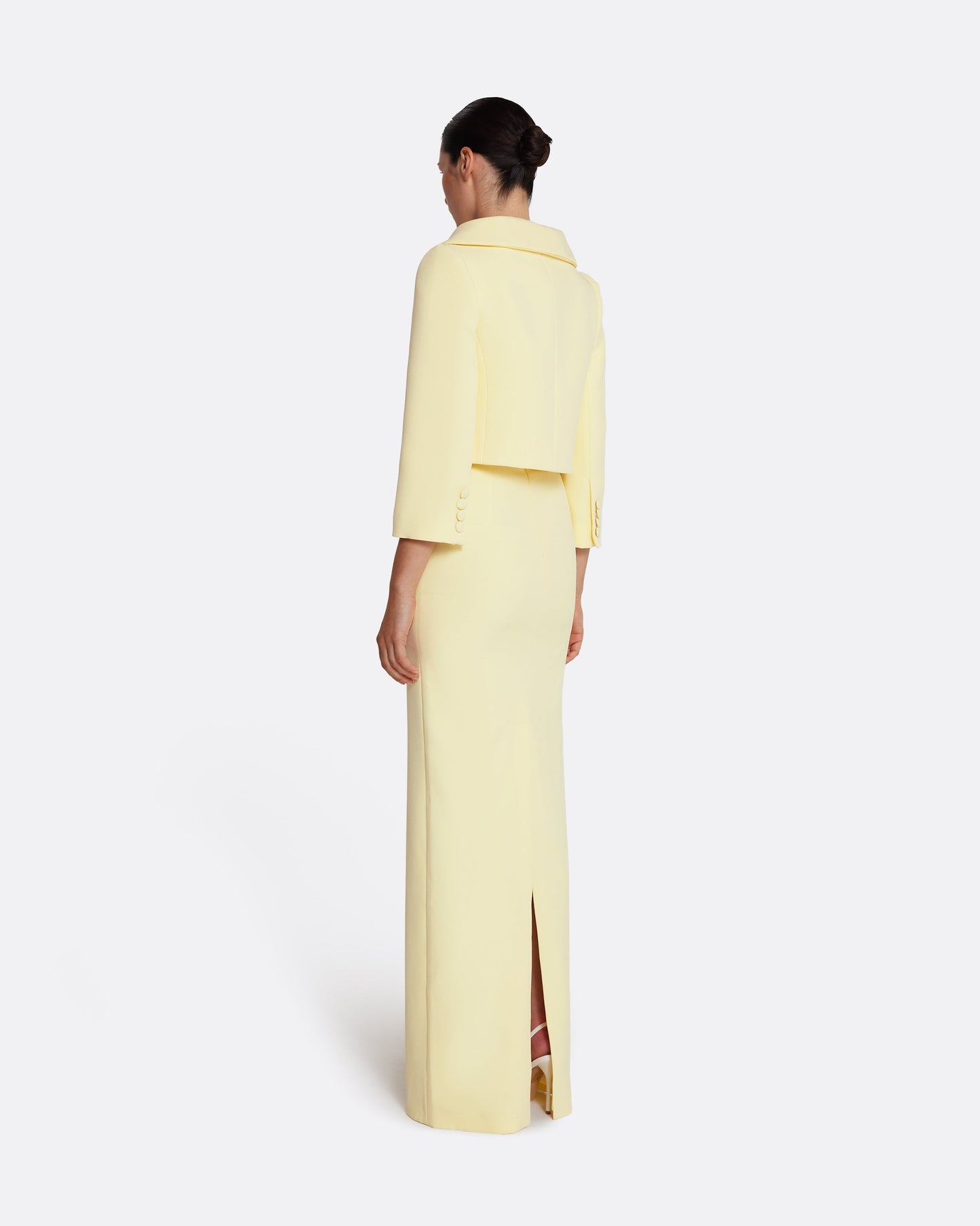 Brigitta Jacket in Pale Yellow