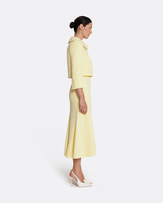 Brigitta Jacket in Pale Yellow