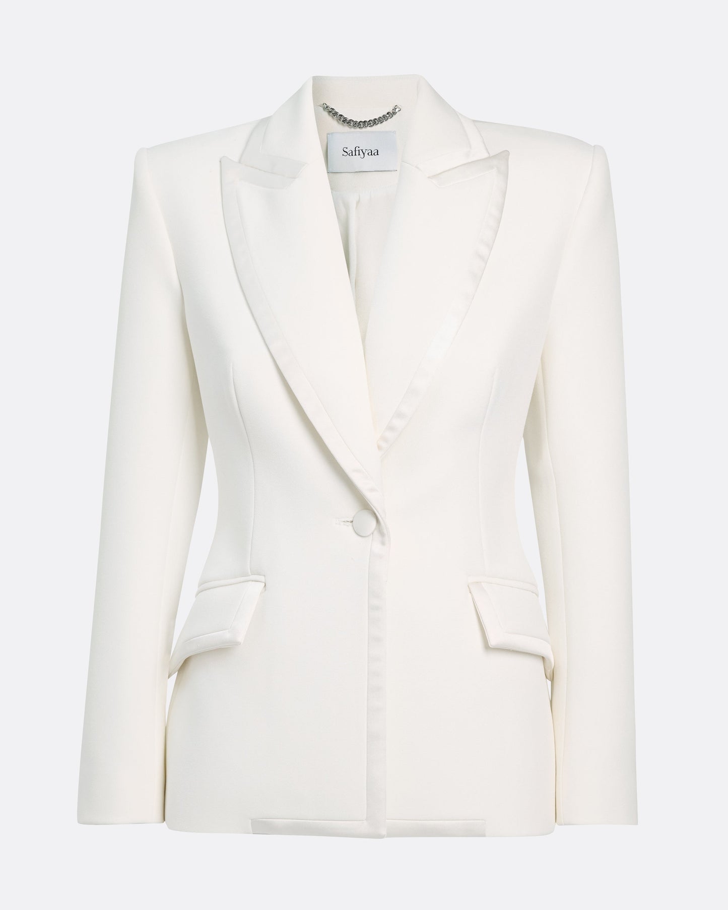Violante Tailored Jacket in Ivory