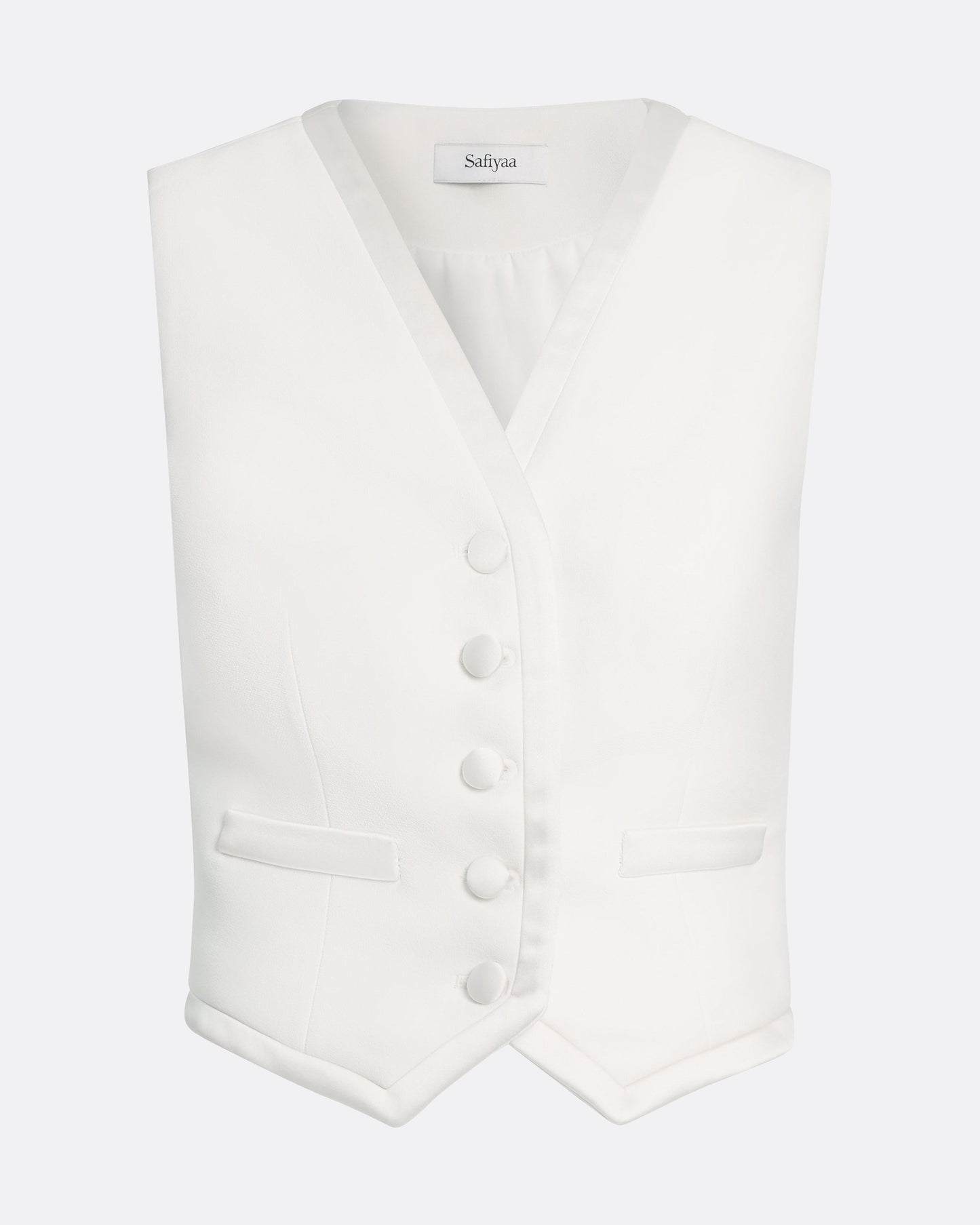 Glinda Waistcoat in Ivory