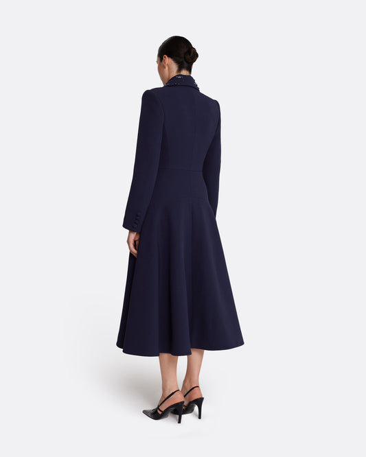 Lucilla Jacket in Azurite with Multi-blues