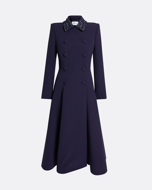 Lucilla Jacket in Azurite with Multi-blues
